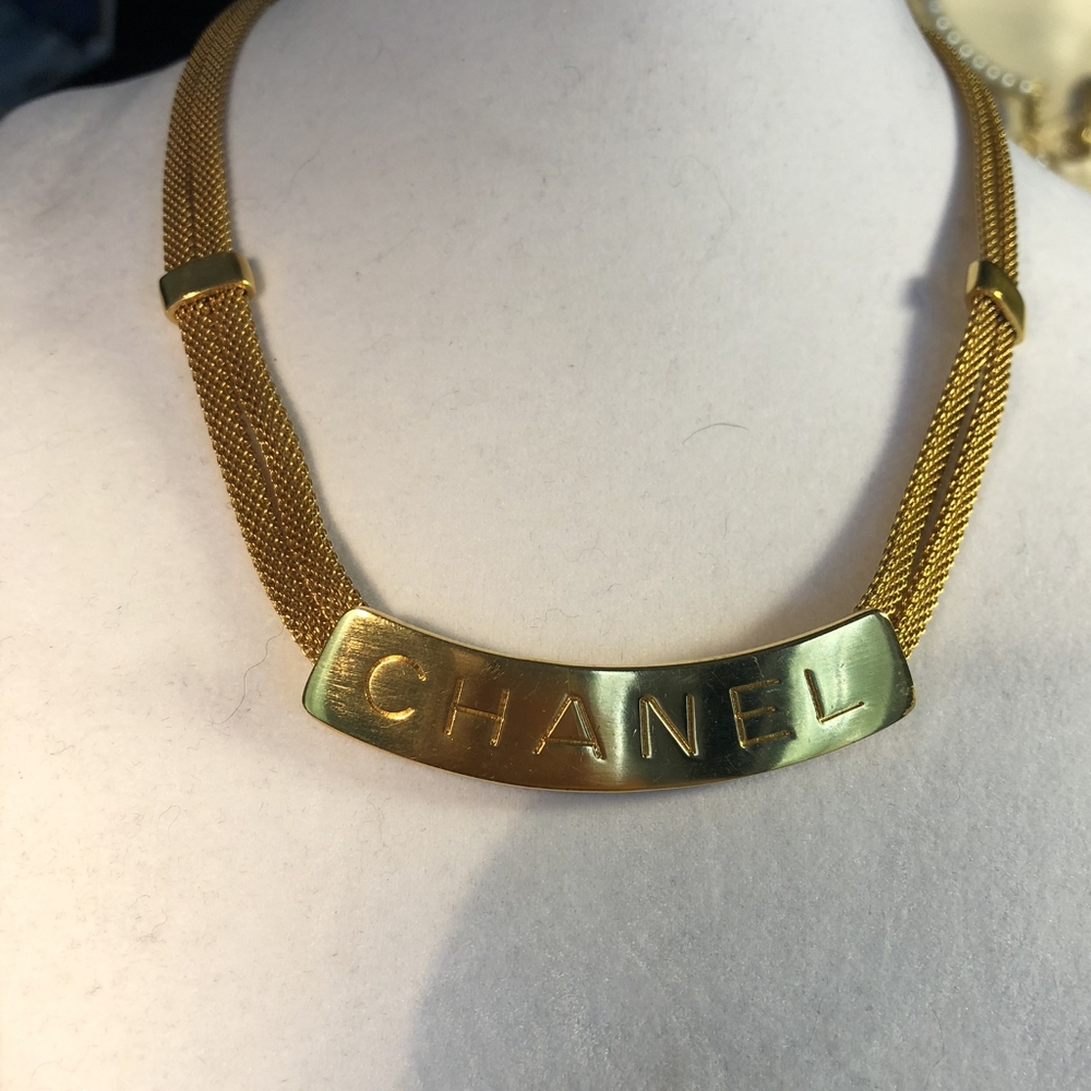 CC Chanel Golden Necklace